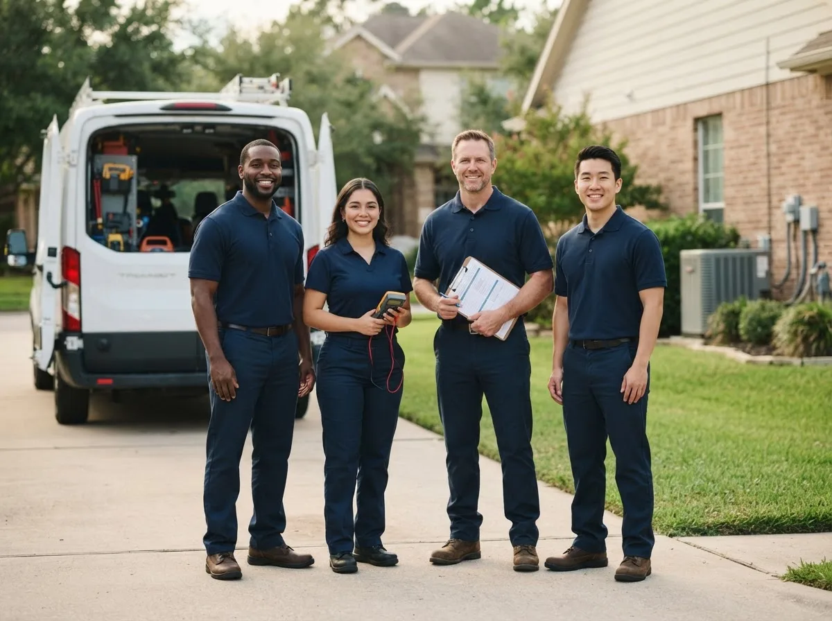 Certified HVAC technician near Rhodes, IA